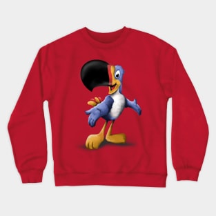 happy parrot Crewneck Sweatshirt